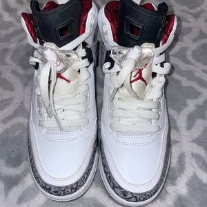 Jordan Spizike white cement